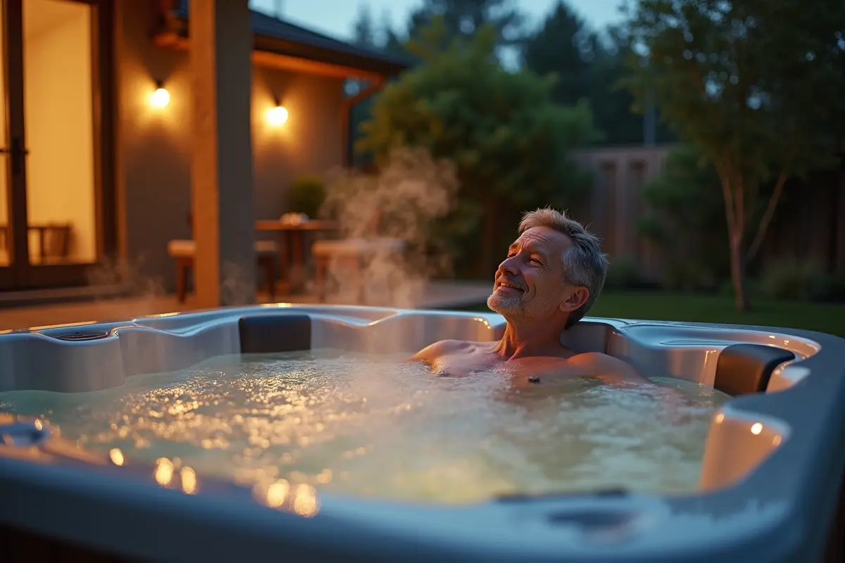 homeowner investing in hot tub for relaxation and lifestyle benefits